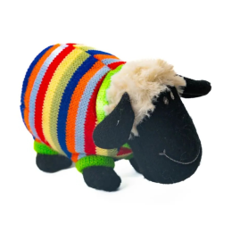 Woolly Sheep with a Knitted Jumper