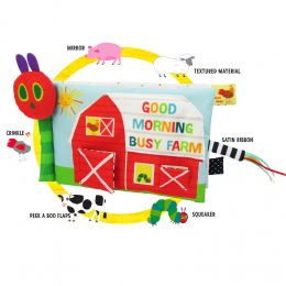 The Very Hungry Caterpillar - Good Morning Busy farm - Soft Book