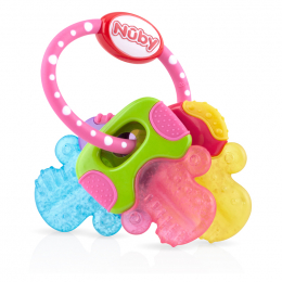 Nuby - My Pink IcyBite Teether Keys