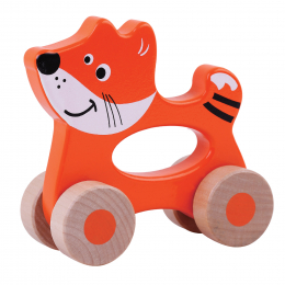 Wooden Push-Along Toy - Fox
