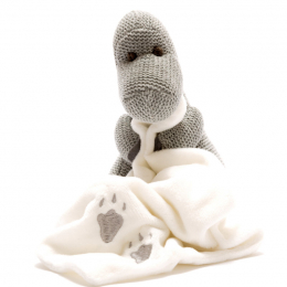 Sweet Dreams - Knitted Diplodocus with Comforter