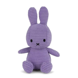 Corduroy ECO Dark Purple Miffy Soft Toy -23cm
