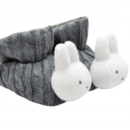 Miffy - Grey Knitted Booties Gift Set