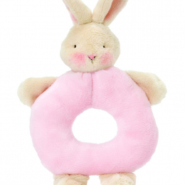 Bunnies By The Bay - Pink Ring Rattle