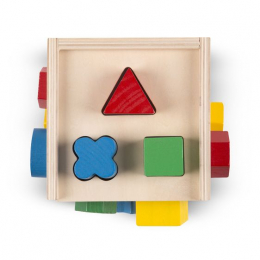 Wooden Shape Sorting Cube