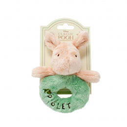 Piglet from Winnie the Pooh - Soft Ring Rattle Toy