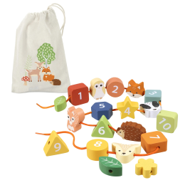 Woodland Animals Threading Toy