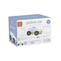 Police Car Wooden Toy