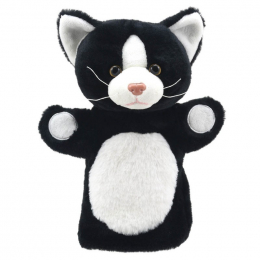 Black and White Cat - Animal Puppet Buddy