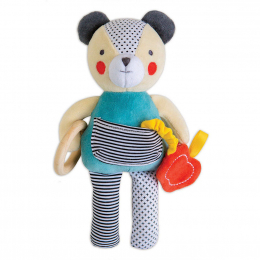 Petit Collage - 100% Organic Cotton Developmental Soft Toy Bear