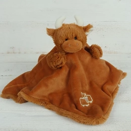 Highland Coo Soother - Finger Puppet