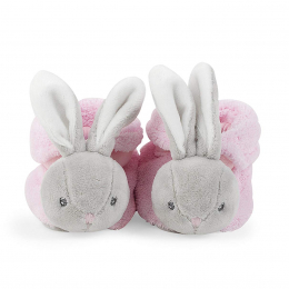 Kaloo Plume Rabbit Booties - Pink