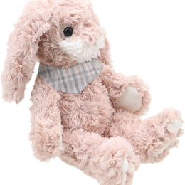 Wilberry Classics - Small Pink Bunny with Neck Scarf
