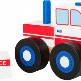 Wooden Toy - Construction Ambulance