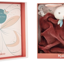 Kaloo Plume - Bubble of Love  - Cinnamon Bear Comforter/Doudou