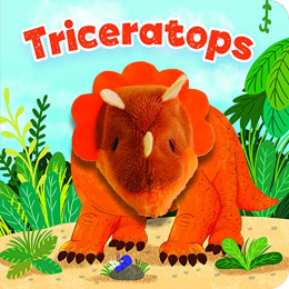 Triceratops Finger Puppet Book