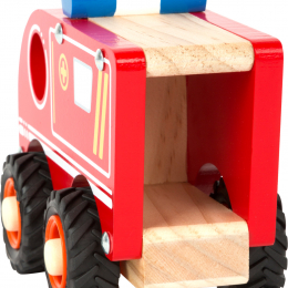 Wooden Toy Ambulance