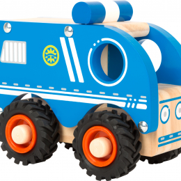 Wooden Toy Police Car