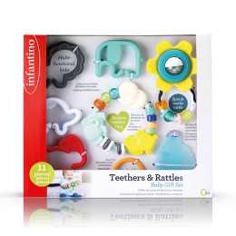 Infantino - Teether and Rattles Gift Set for Baby