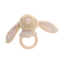 Beige Bunny Rattle