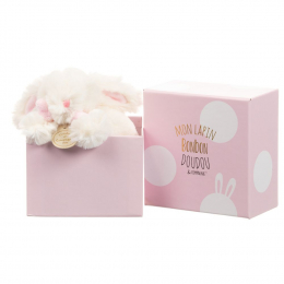 Mon Lapin Bonbon Doudou - Rose - 16cm