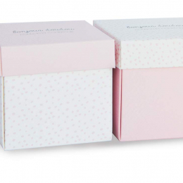 Doudou et Compagnie - Lapin Mouchoir Rose - Gift Boxed