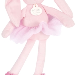 Doudou et Compagnie -  Pink Rabbit Ballerina Soft Toy