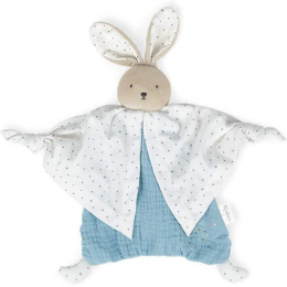Kaloo Organic Cotton Doudou/Comforter - Blue Rabbit