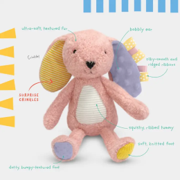Snuggable Sensory Bunny Small Soft Toy