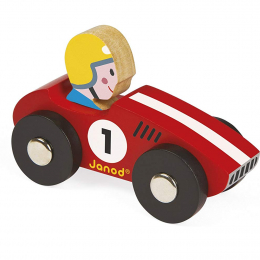 Wooden Racing Car - Red