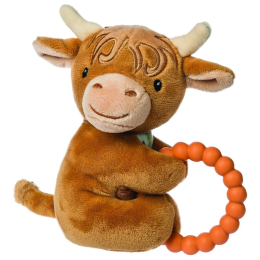 Hetty Highland Cow Teether Rattle