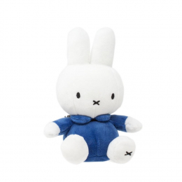 Classic Miffy Fashion Bean Toy - Blue Outfit