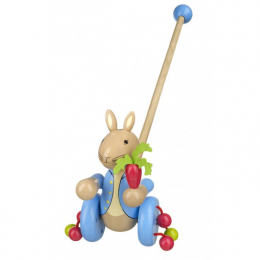 Peter Rabbit Push Along Wooden Toy