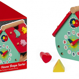Baby Forest Wooded Shape Sorting House