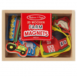 Wooden Farm Magnets