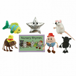 Traditional Story Gift Set - Nursery Rhyme Finger Puppets and Book