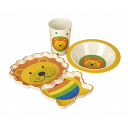 Orange Tree Toys Lion Bamboo Dinner Set