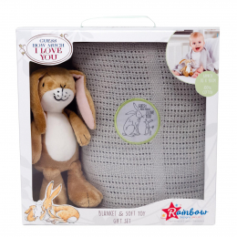 Guess How Much I Love You - Soft Toy and Blanket Gift Set