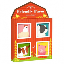 Petit Collage - Friendly Farm Mini Library