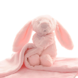 Pink Bunny Comfort Blanket