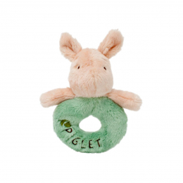 Piglet from Winnie the Pooh - Soft Ring Rattle Toy