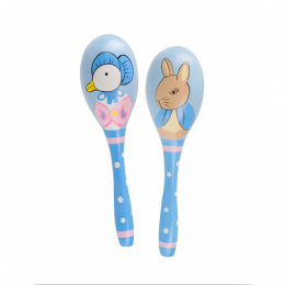 Peter Rabbit And Jemima Puddle-Duck Wooden Maraca Set