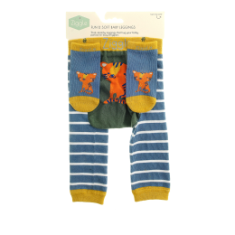 Savannah Tiger Leggings with Matching Socks - Age 6-12 months
