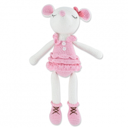Crochet Mouse Soft Toy by Imajo