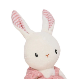 Small Pink Organic Cotton Rabbit Soft Toy