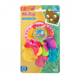 Nuby - My Pink IcyBite Teether Keys