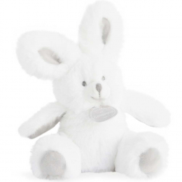 Doudou et Compagnie - Rabbit Rattle Toy - Grey