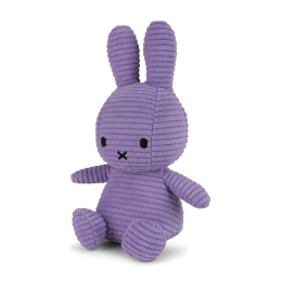 Corduroy ECO Dark Purple Miffy Soft Toy -23cm