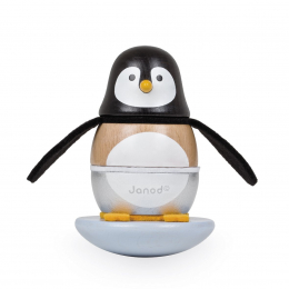 Janod Toys - Penguin - Stacking and Rocking Toy