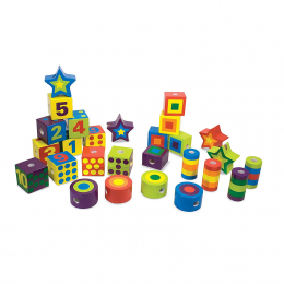 Melissa and Doug - Wooden Lacing Bead Set